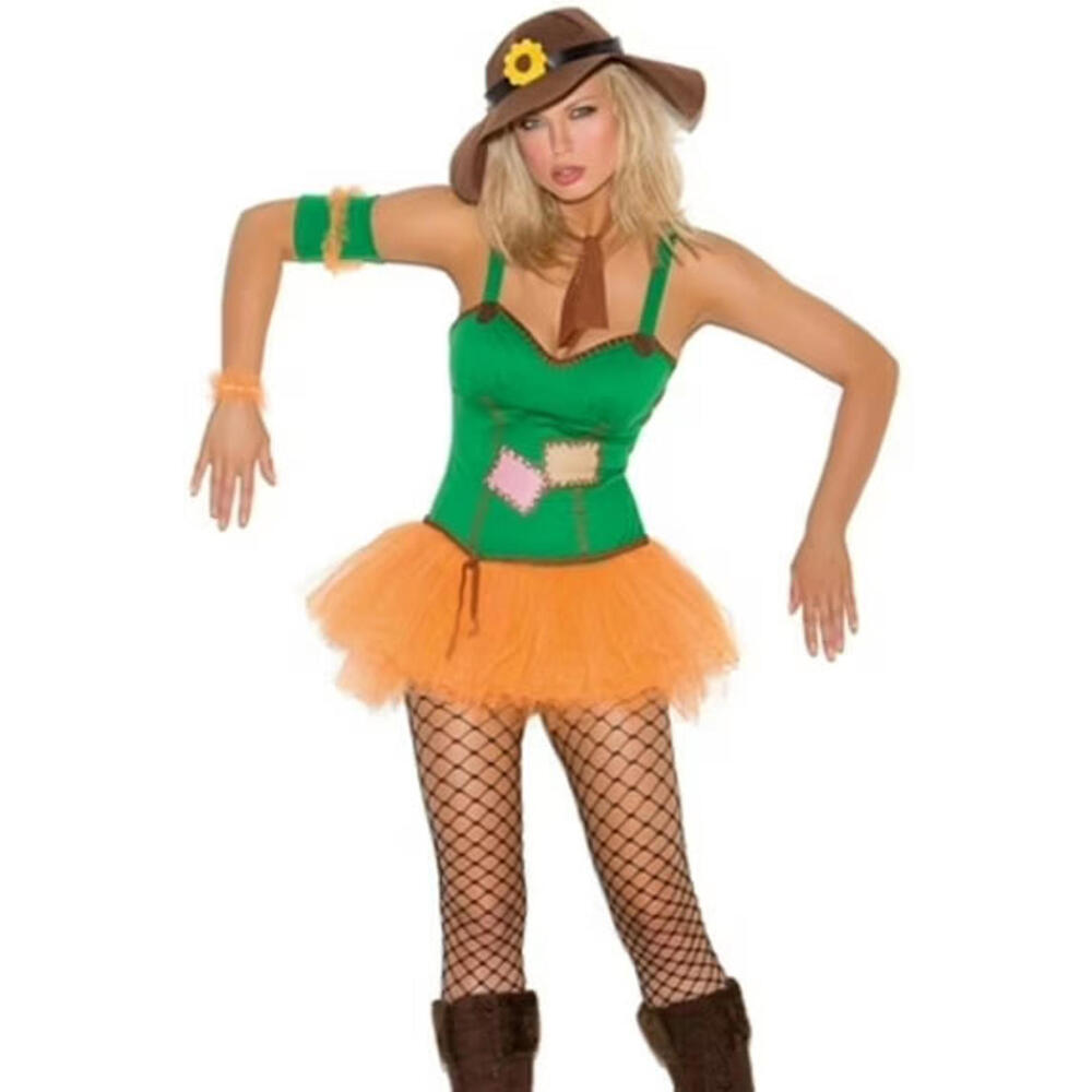 Sunflower Scarecrow Fun flirty costume Elegant Moments NEW